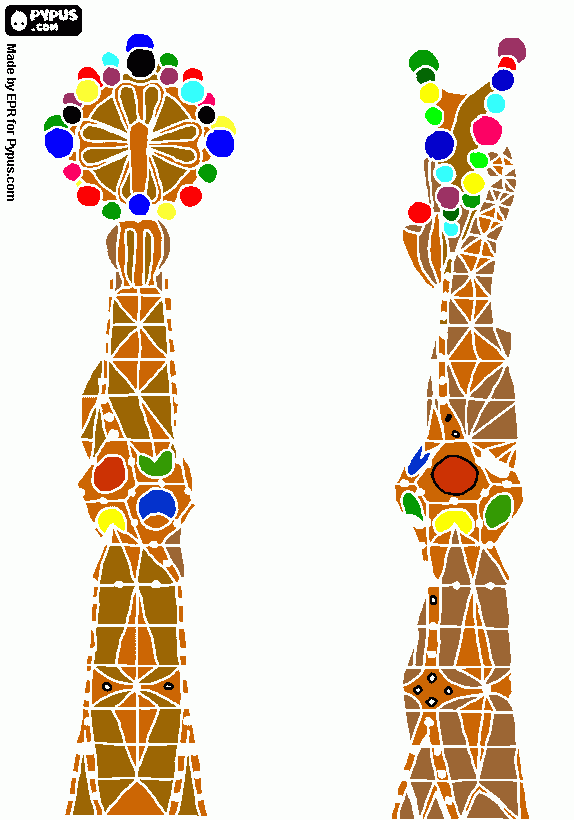 torres de la sagrada familia para colorear