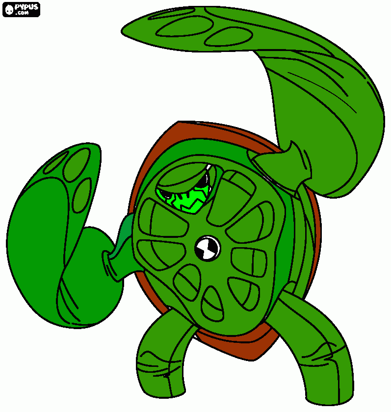 tortuga   gigante  para colorear