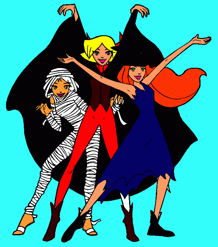 totally spies para colorear