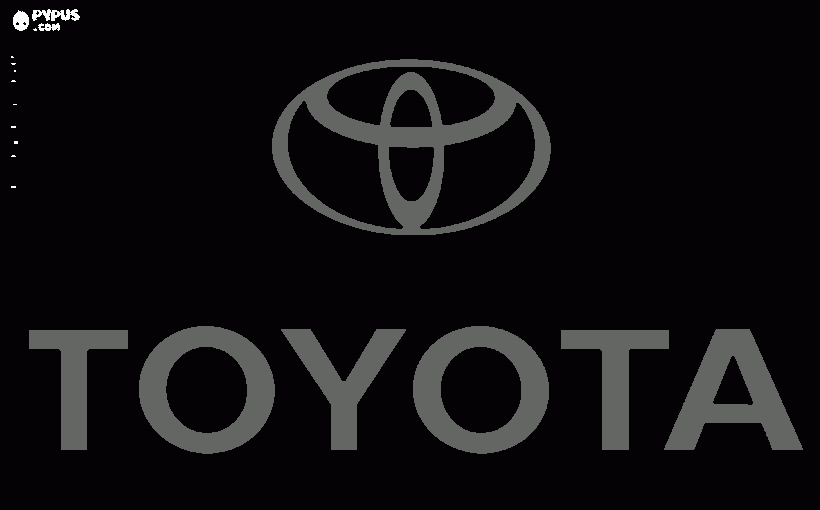 toyota para colorear