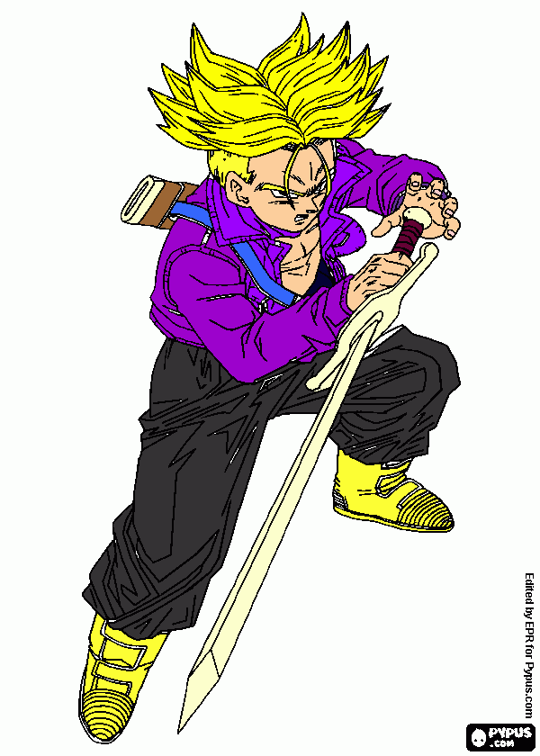 trunks dibujo para colo rear para colorear