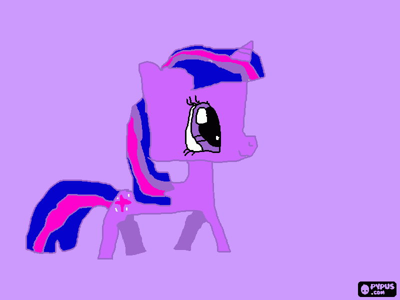 twilight esparkle para colorear