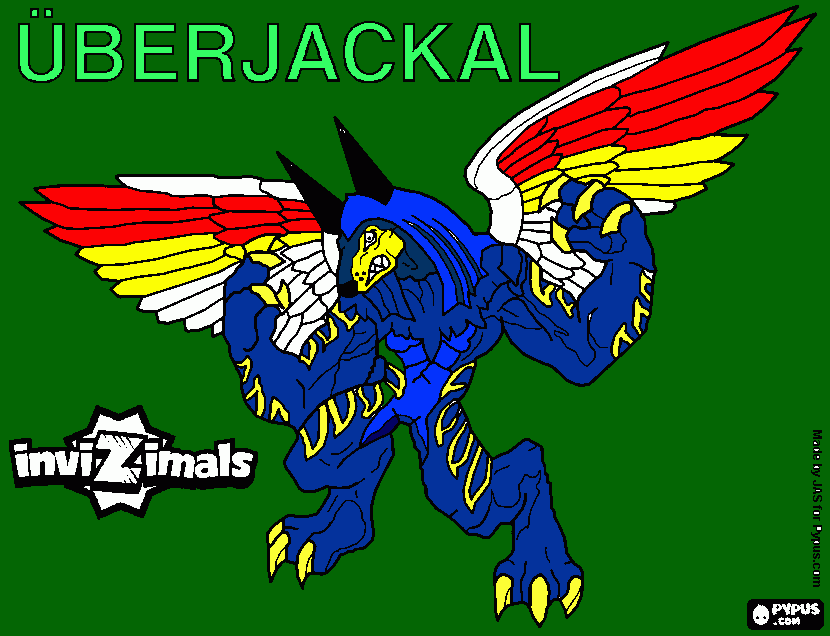 UBERJACKAL ES UN INVIZIMAL MUI PODEROSO para colorear