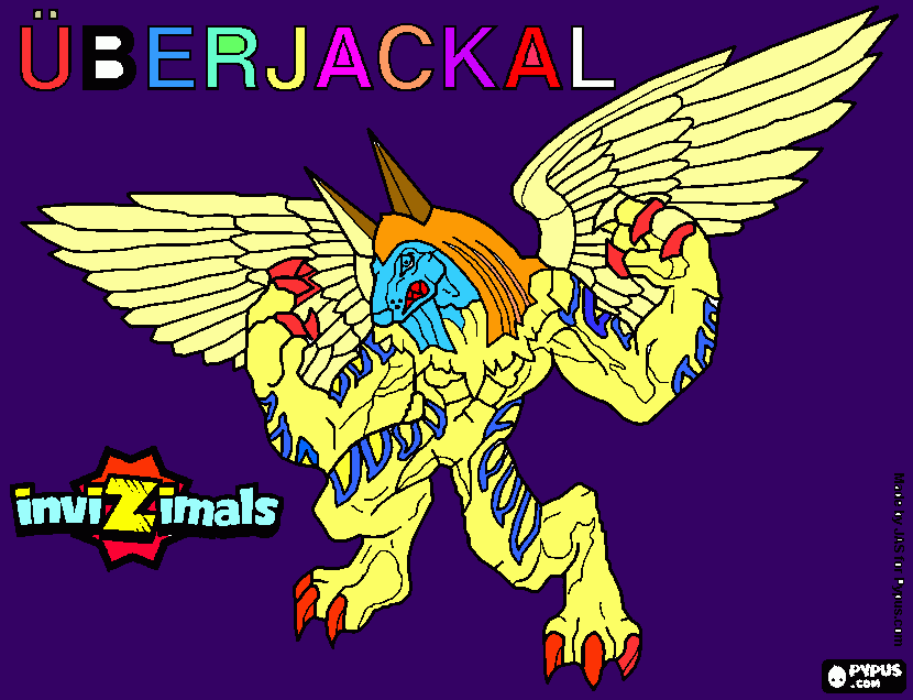 UBERJACKAL para colorear