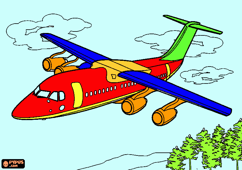 un avion para mi papi para colorear