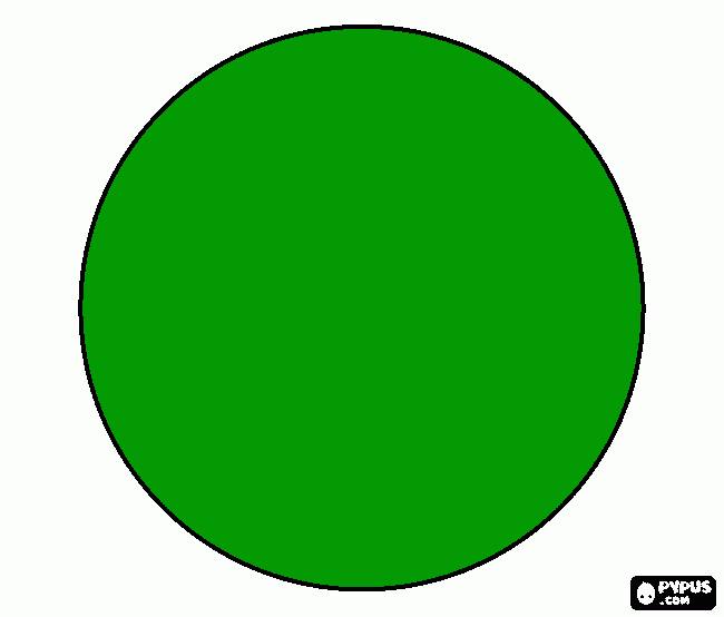 un circulo para colorear