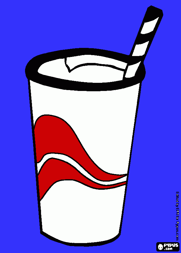 un jugo para colorear