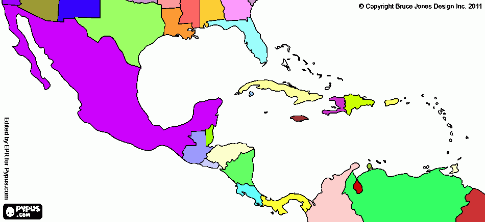 Un mapa para colorear