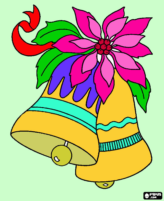 una canpana para colorear