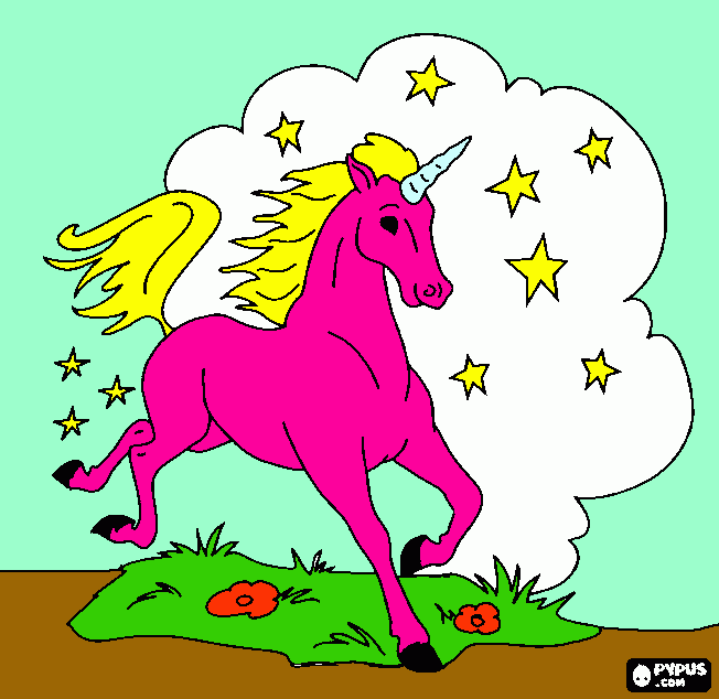 Unicornio. para colorear