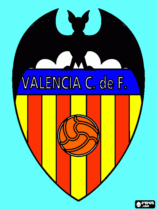 valencia para colorear