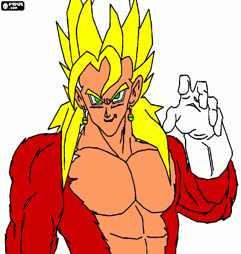 vegeto para colorear