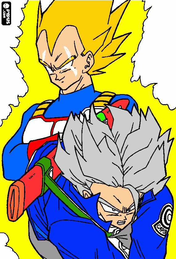 veguneta vs trunks para colorear