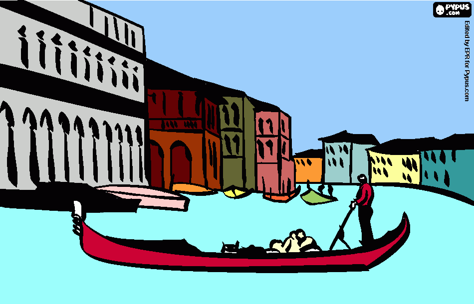 Venice para colorear