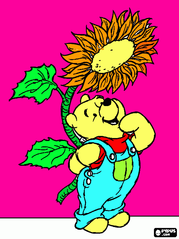 Winnie the pooh  para colorear