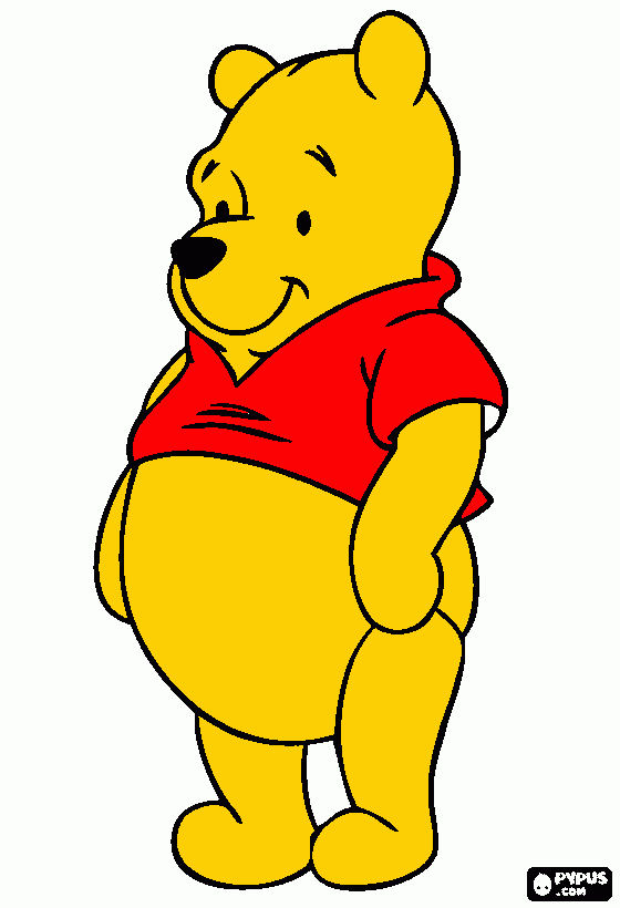  WINNY POOH para colorear