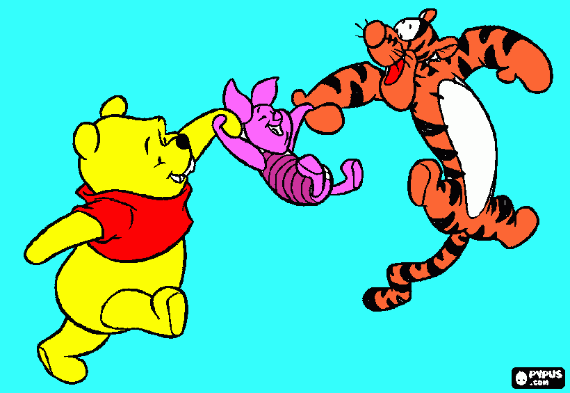 winny pooh para colorear