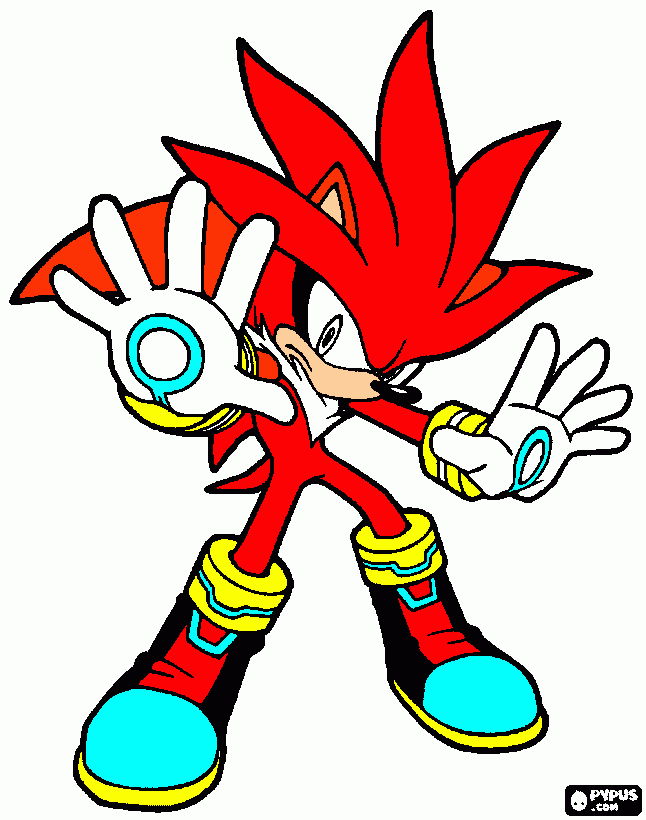 YAHIR THE HEDGEHOG para colorear