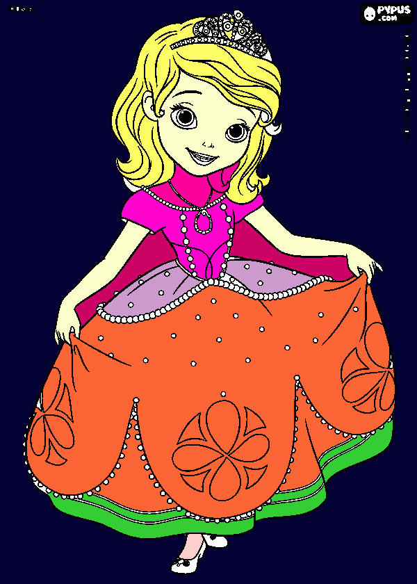 Yo soy tu princesita.. para colorear