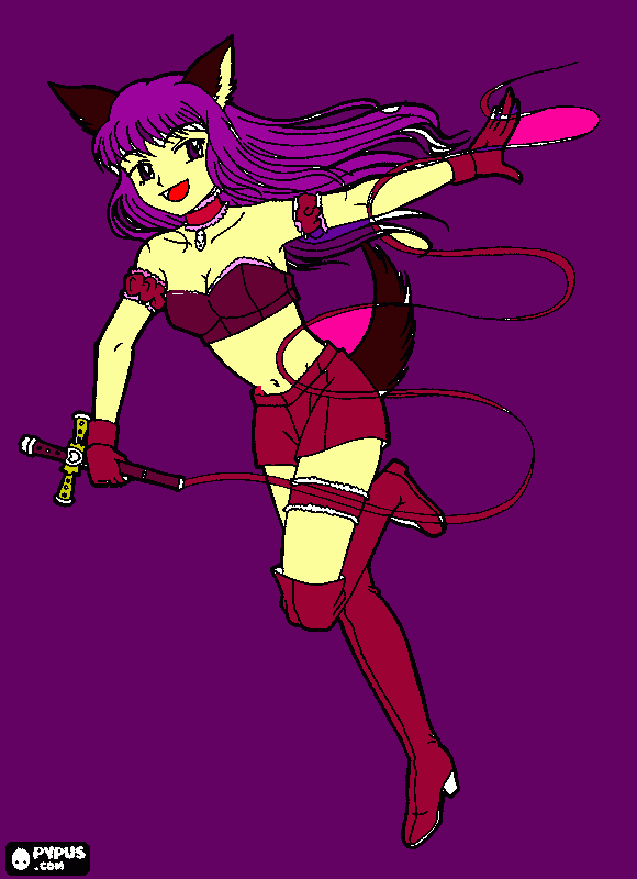 Zakuro fujiwara para colorear