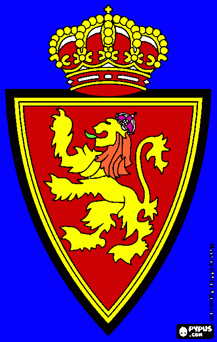 zaragoza para colorear