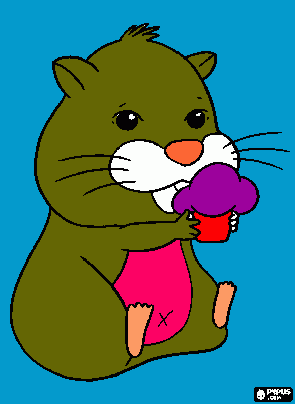 zhu zhu pet para colorear