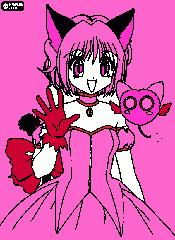 ZOEY Y MINI MIAU para colorear