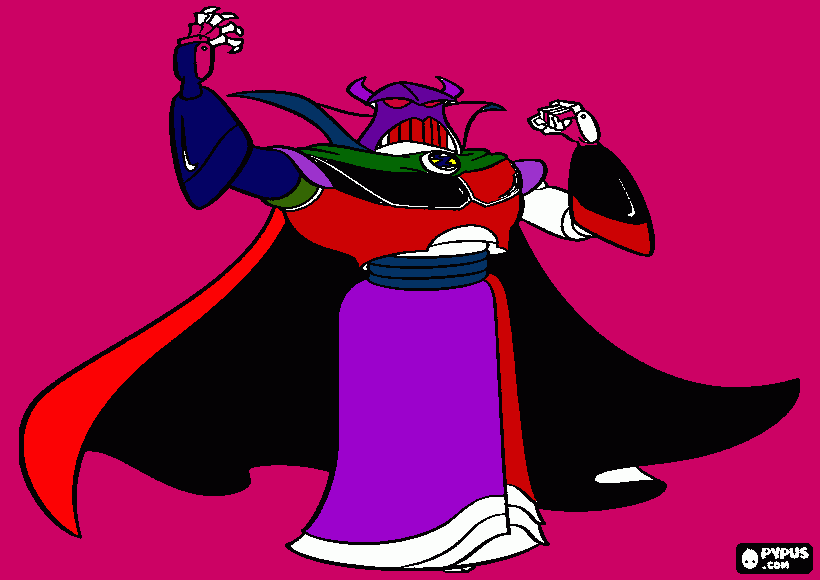 ZURG  pintado por Nico para colorear