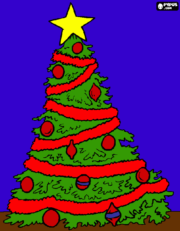 ¡Arbolito de navidad! para colorear